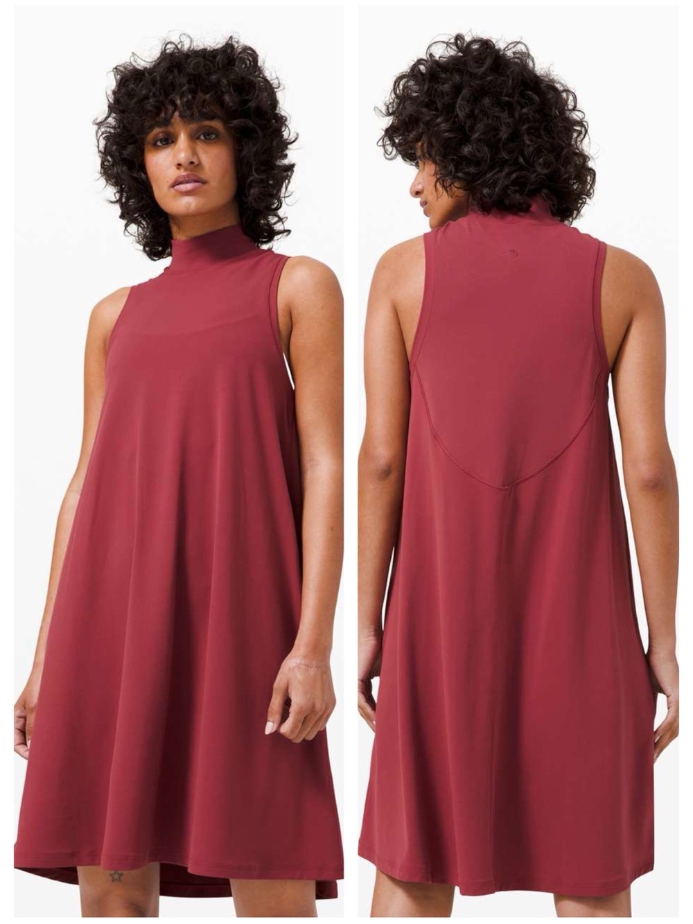 Lululemon All Aligned A-line Dress - Chianti